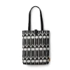 Littlephant Black and White Feathers Shopper Bag