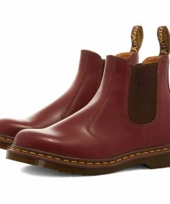 Dr Martens Vintage 2976 Chelsea Boot - Made in England Oxblood