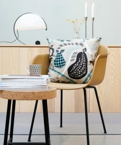 Littlephant Cotton Cushion cover - 50x50cm - Fruit Garden Grey 9 Littlephant Cotton Cushion cover - 50x50cm - Fruit Garden Grey