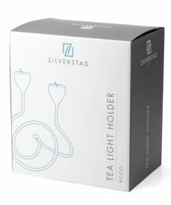 Bredemeijer Zilverstad Tealight Holder Riccio Design In Laquered Silver Plate Finish 2 Arms