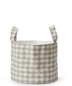 Littlephant Medium Grey Waves Soft Basket