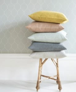 Littlephant 50 x 50cm Mustard Yellow Grand Linen Cushion Cover