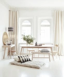 Littlephant Cotton cushion cover 60x40cm - Harlequin Black/White