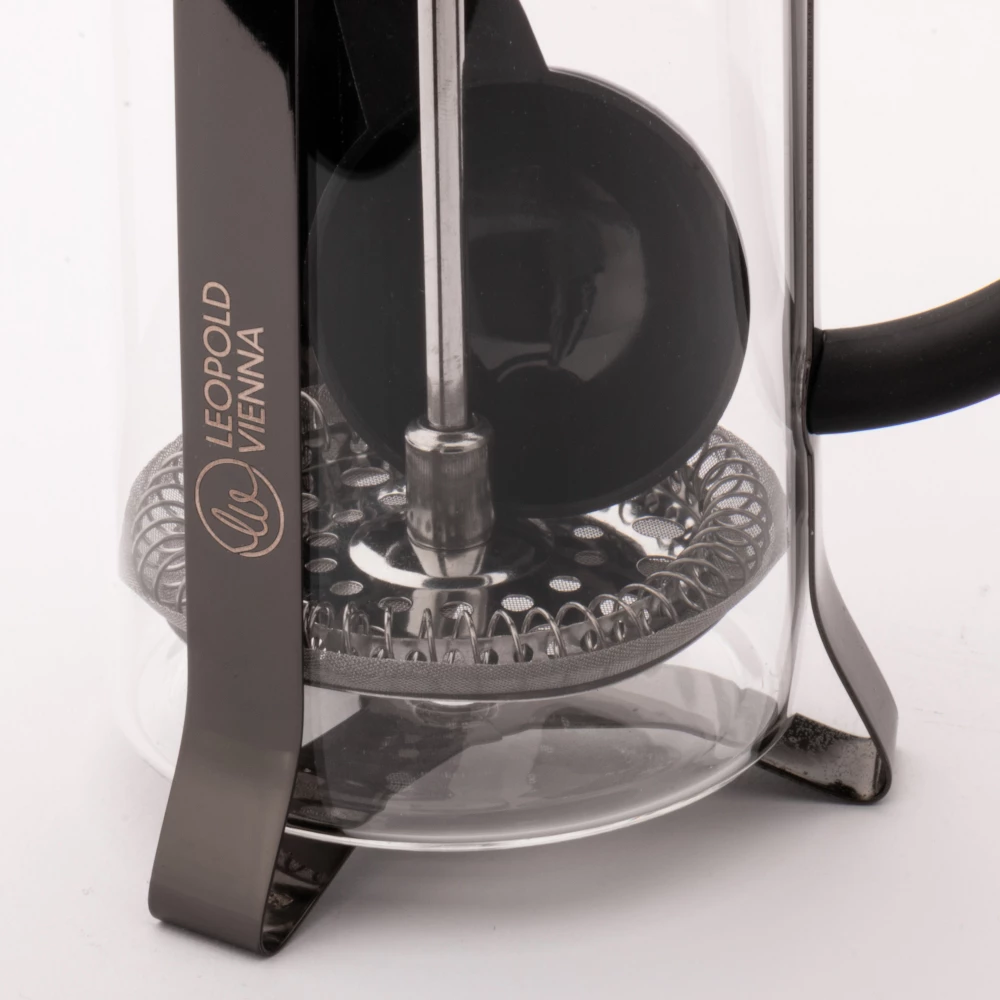 Bredemeijer Leopold Vienna Coffee Maker Borosilicate Glass With Gloss Black Holder 350ml 6 Bredemeijer Leopold Vienna Coffee Maker Borosilicate Glass With Gloss Black Holder 350ml