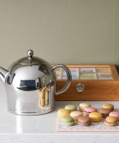 Bredemeijer Teapot Double Wall Minuet Santhee 1 0 L In Silver