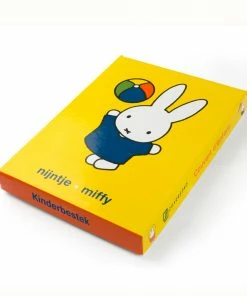 Bredemeijer Zilverstad Childrens Cutlery Set Miffy Plays 4 Pcs In Stainless Steel