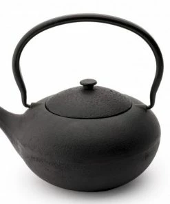 Bredemeijer Giftset Shanxi Teapot In Black 1L With 2 Porcelain Mugs