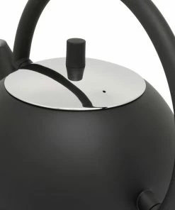 Bredemeijer 1.2L Matt Black Double Wall Saturn Design Teapot