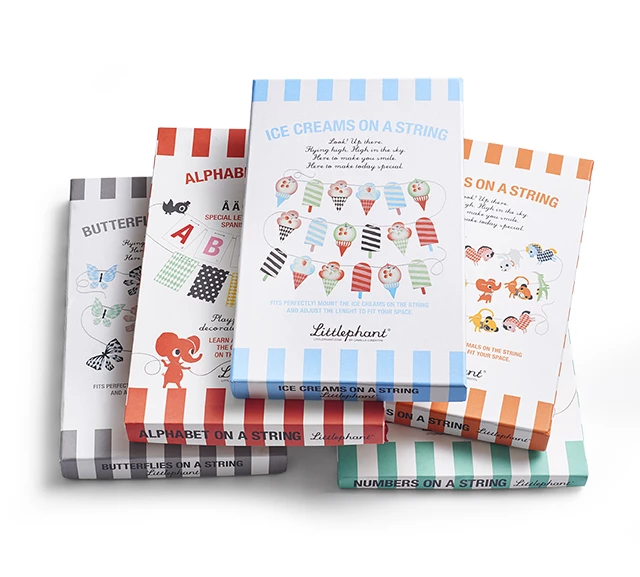 Littlephant 400cm Ice Cream Cards On A String 5 Littlephant 400cm Ice Cream Cards On A String