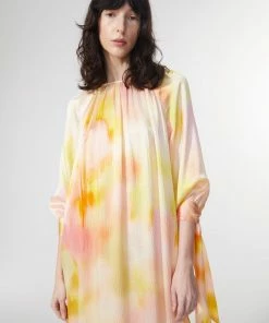 Rodebjer Wava Waterfloral Silk Dress