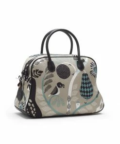 Littlephant Grey Fruit Garden Pattern Bag