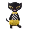 Littlephant Black Linen Cat Doll