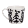 Littlephant Large White and Black Porcelain Pear Mug