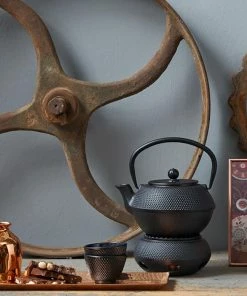 Bredemeijer Teapot Jang Design Cast Iron 1.1 L In Black