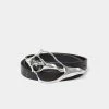 Rodebjer Shell Belt - Black/Silver