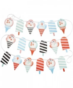 Littlephant 400cm Ice Cream Cards On A String
