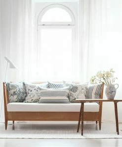 Littlephant 60 x 40cm Ebony Dusty Blue Fields Cushion Cover 9 Littlephant 60 x 40cm Ebony Dusty Blue Fields Cushion Cover