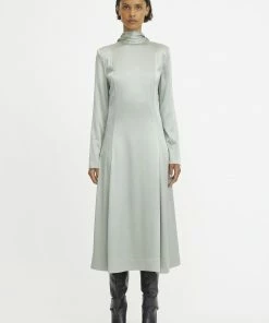 Rodebjer Dew Green Acela Silk Dress