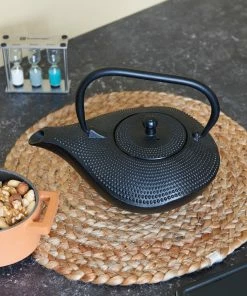 Bredemeijer Teapot Aladdin In Cast Iron 0 9 L In Black