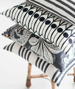 Littlephant 50 x 50cm Black Wild At Heart Cushion Cover