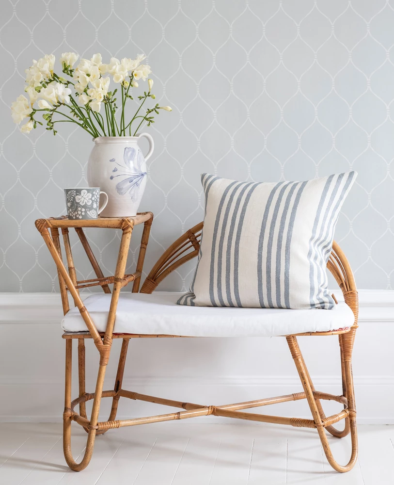 Littlephant 50 x 50cm Ebony Dusty Blue Fields Cushion Cover 4 Littlephant 50 x 50cm Ebony Dusty Blue Fields Cushion Cover