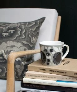 Littlephant Large Grey Plum Porcelain Mug