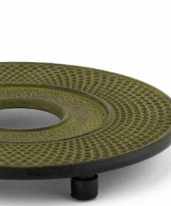 Bredemeijer Coaster Or Trivet Xilin Design Cast Iron In Green