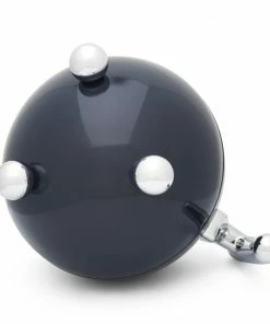 Bredemeijer Teapot Double Wall Bella Ronde Design 1 2 L In Oxford Blue With Chrome