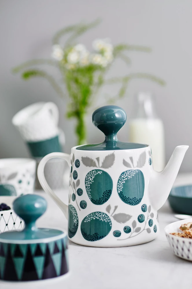 Littlephant Blue Plum Porcelain Teapot 6 Littlephant Blue Plum Porcelain Teapot