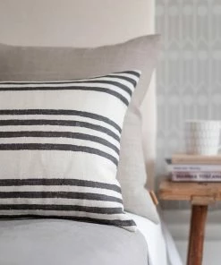 Littlephant 60 x 40cm Ebony Black Fields Cushion Cover