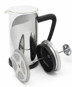 Bredemeijer Leopold Vienna Coffee Maker Carona Design Borosilicate Glass Polished Steel Holder 1L