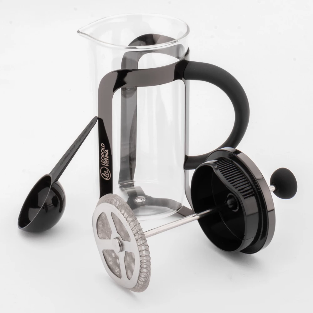 Bredemeijer Leopold Vienna Coffee Maker Borosilicate Glass With Gloss Black Holder 350ml 9 Bredemeijer Leopold Vienna Coffee Maker Borosilicate Glass With Gloss Black Holder 350ml