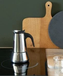 Bredemeijer Leopold Vienna Espresso Maker Trevi For 4 Cups In Stainless Steel 7 Bredemeijer Leopold Vienna Espresso Maker Trevi For 4 Cups In Stainless Steel