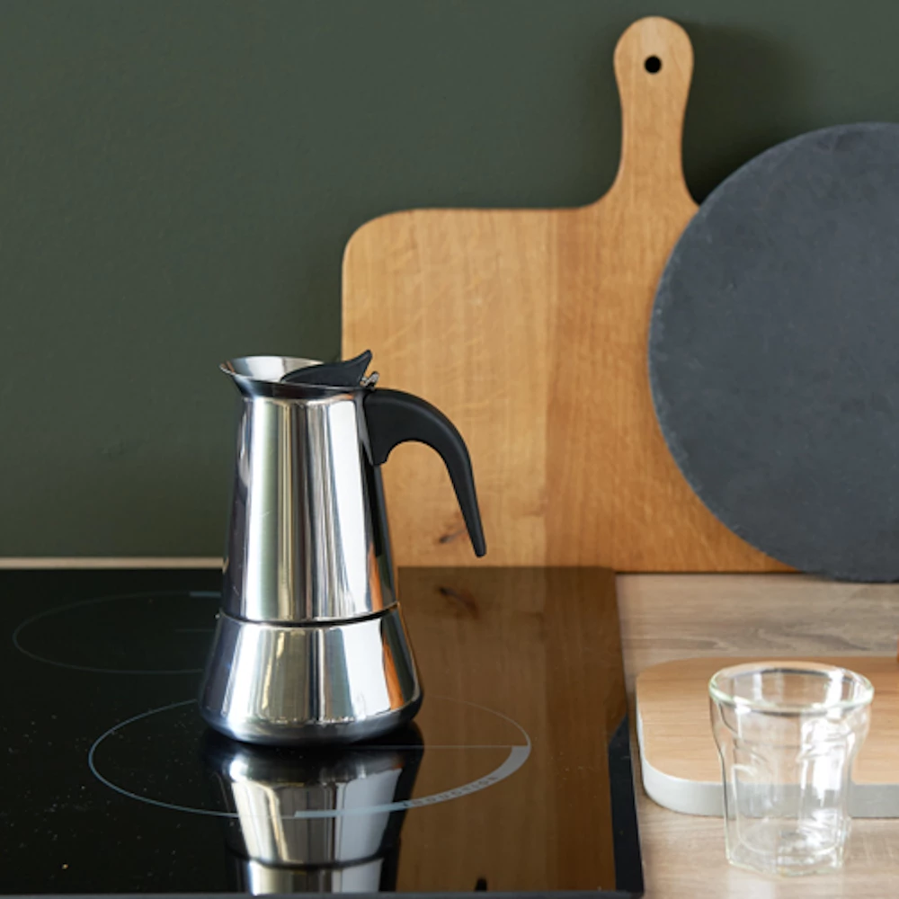 Bredemeijer Leopold Vienna Espresso Maker Trevi For 4 Cups In Stainless Steel 5 Bredemeijer Leopold Vienna Espresso Maker Trevi For 4 Cups In Stainless Steel