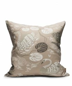 Littlephant 50 x 50cm Dusty Pink Linen Cotton Noble Nymphs Cushion Cover