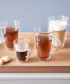Bredemeijer Set of 2 400ml Large Double Walled Glass for Coffee or Tea 13 Bredemeijer Set of 2 400ml Large Double Walled Glass for Coffee or Tea