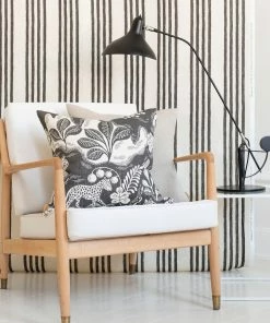 Littlephant 50 x 50cm Black Wild At Heart Cushion Cover