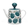 Littlephant Blue Plum Porcelain Teapot