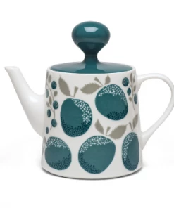 Littlephant Blue Plum Porcelain Teapot