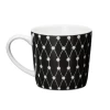 Littlephant 200ml Black Porcelain Net Coffee Mug