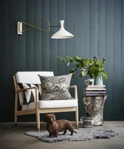 Littlephant Cotton cushion cover 50x50cm - Tiger Island Grey