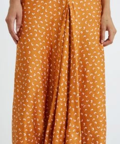 Rodebjer Sandy Ochre Tyle Paisley Skirt